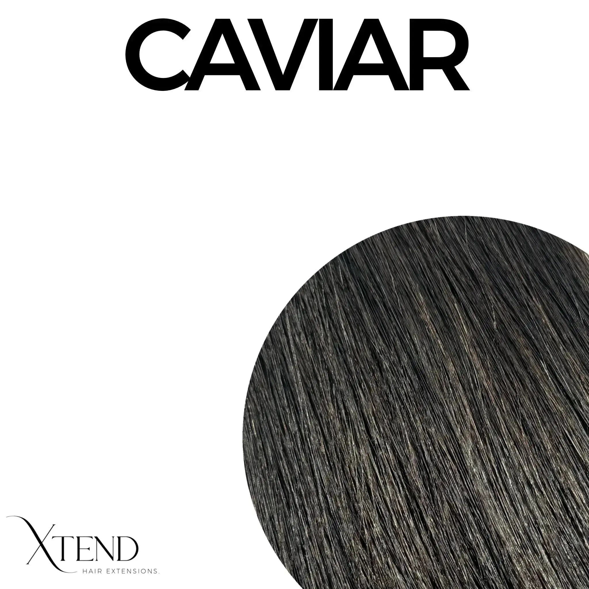 Keratin Bonds 'Caviar' | 22 inch | 50 grams - Xtend Hair Extensions